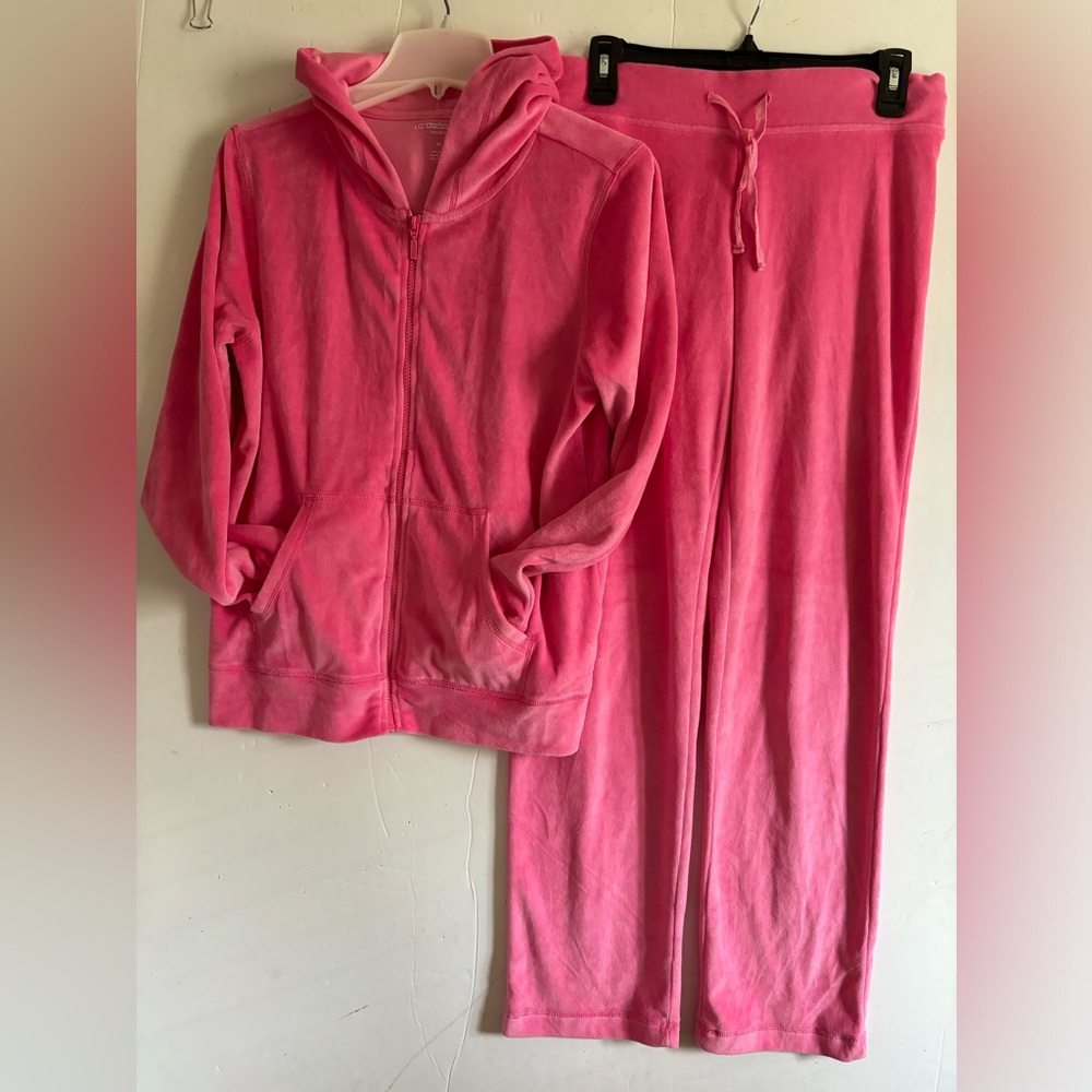 Liz Claiborne Sport Pink Top & Pants Tracksuit
